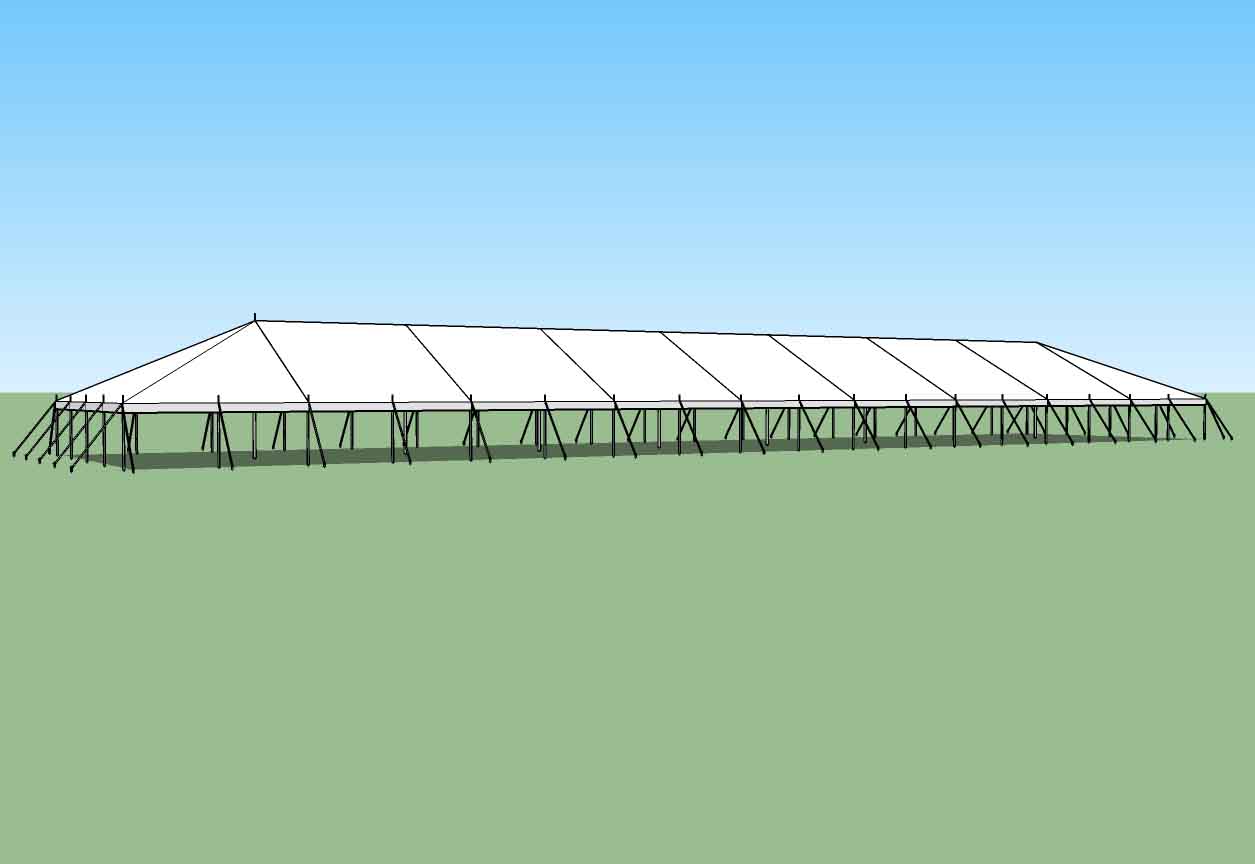 40x180 Party tent